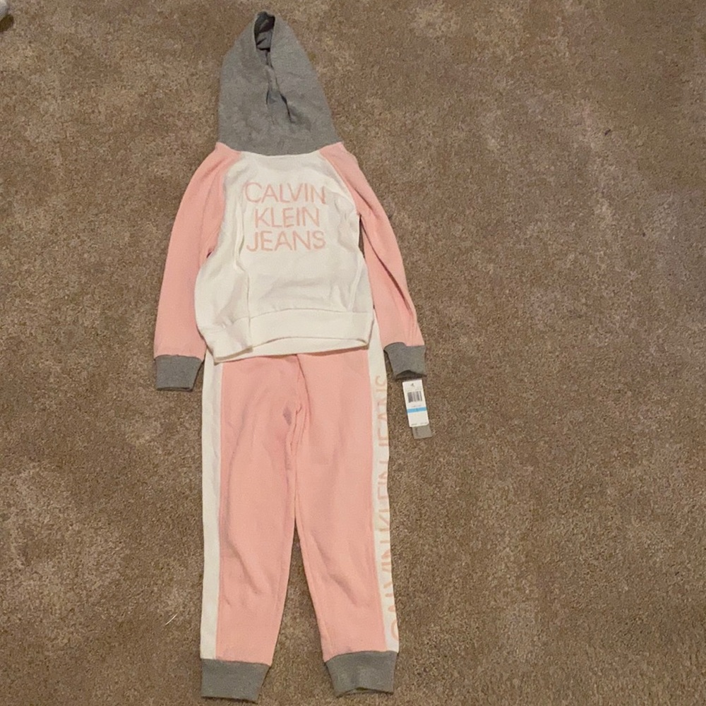 Calvin Klein girls matching set